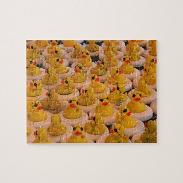 Lots Of Yellow Rubber Ducks  Jigsaw Puzzle (Horizontal)