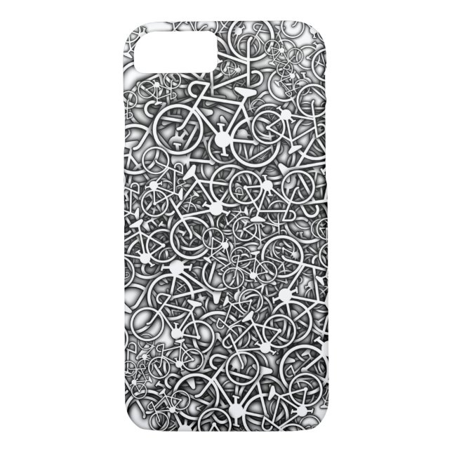Lotsa Bikes - Cyclist's iPhone 7 Case (Back)