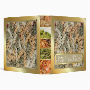 "Lotsa Pasta Recipes" Binder