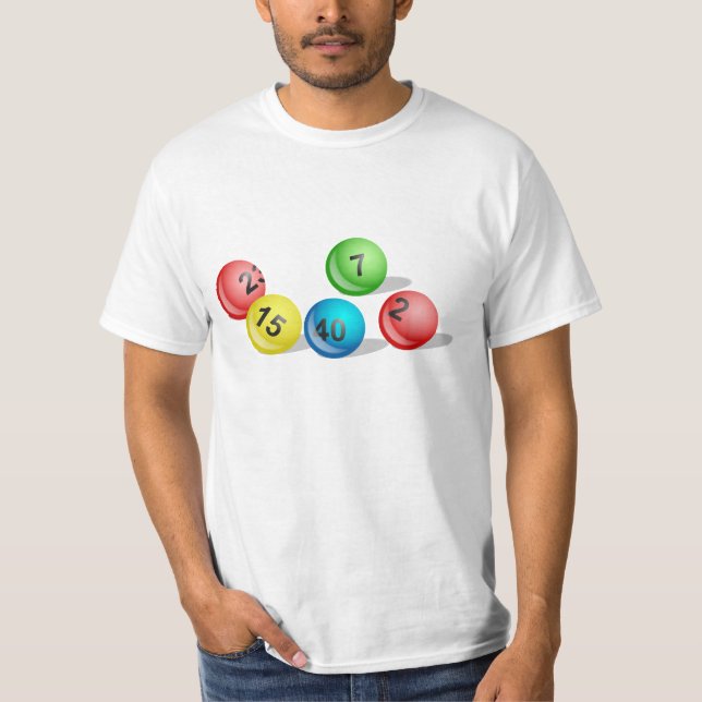 Lottery Balls T-Shirt (Front)