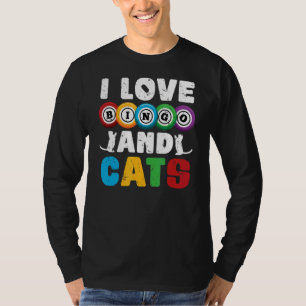 Lottery Cat  Gambling Bingo Player Pet Cat Owner B T-Shirt