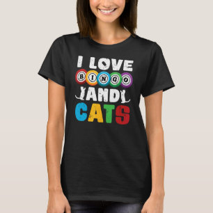 Lottery Cat  Gambling Bingo Player Pet Cat Owner B T-Shirt