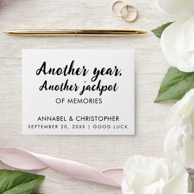 Lotto Anniversary Envelope | Another Year, Another (Wedding)