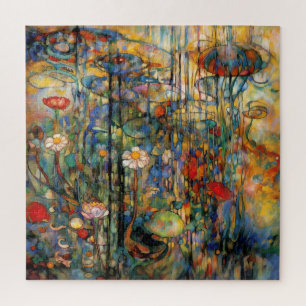Lotus and Water Lillies Puzzle