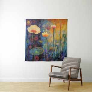 Lotus and Water Lillies Tapestry