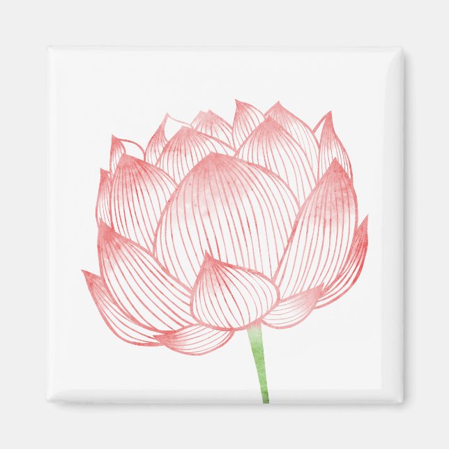 Lotus Art Magnet (Front)