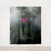 © Lotus Art with Inspirational Quote Custom