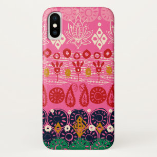 lotus block pink Case-Mate iPhone case