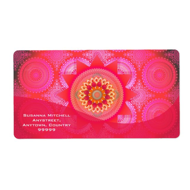 Lotus Bloom PInk Mandala (Front)