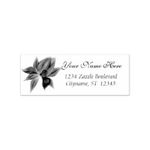 Lotus Bloom Rubber Stamp