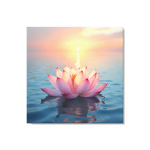 Lotus Blossom at Sunrise