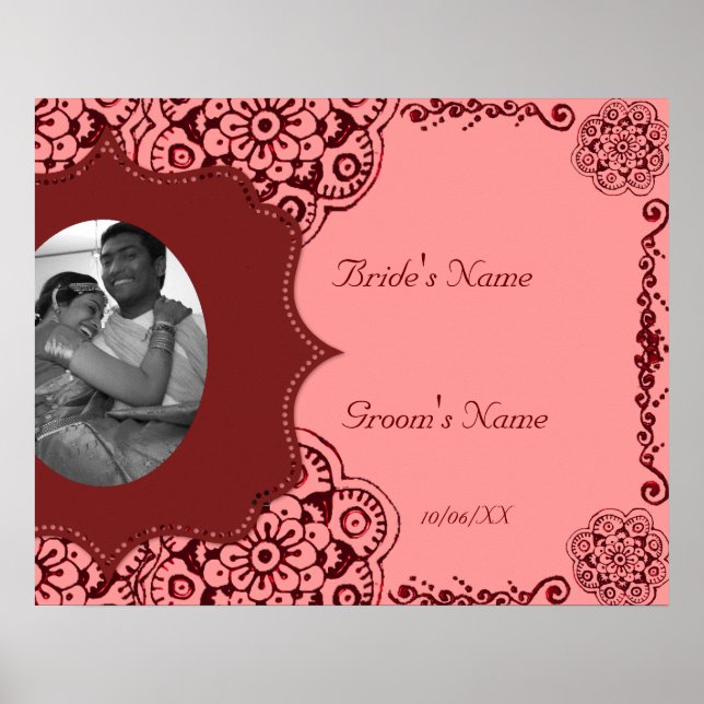 Lotus Blossom (Henna)(Red) Poster (Front)
