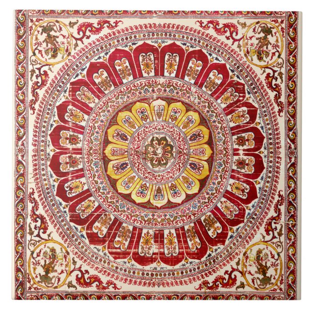 Lotus Blossom Petal from Ancient India Tile (Front)