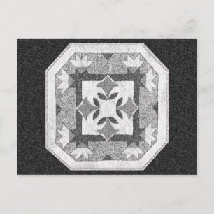 Lotus Blossom Quilt Postcard