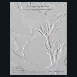 Lotus Blossoms/Embossed-Like Photo Letterhead<br><div class="desc">For you to personalize/customize.</div>