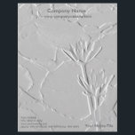 Lotus Blossoms/Embossed-Like Photo Letterhead<br><div class="desc">For you to personalize/customize.</div>