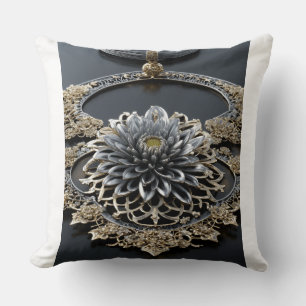 Lotus Brand Logo Pillow – Elegant Floral Symbol Cu