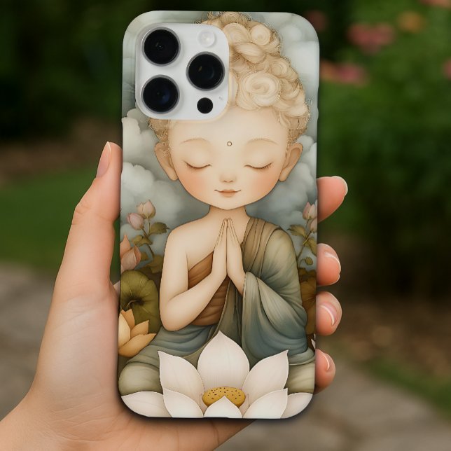 Lotus Buddha Art | Mindful Zen Mediation Case-Mate iPhone Case (Creator Uploaded)
