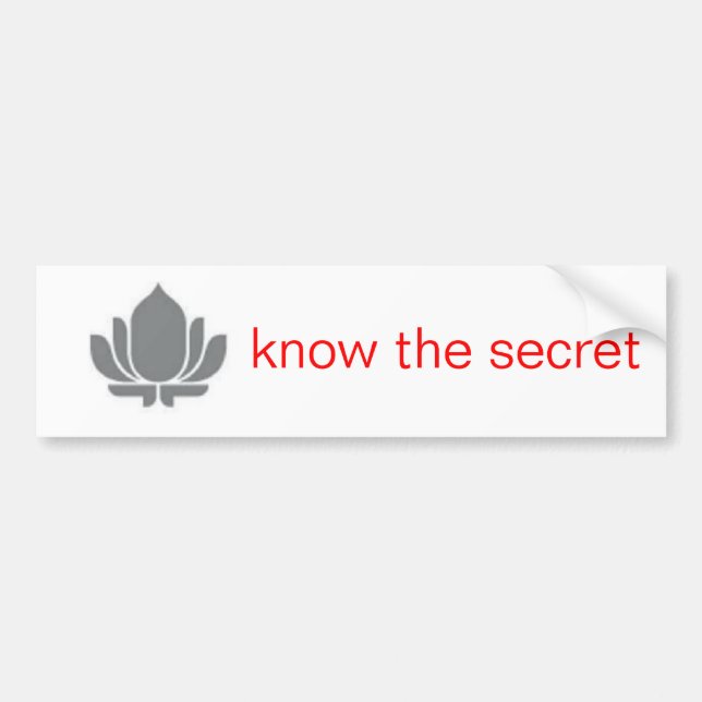 Lotus Bumper Sticker (Front)