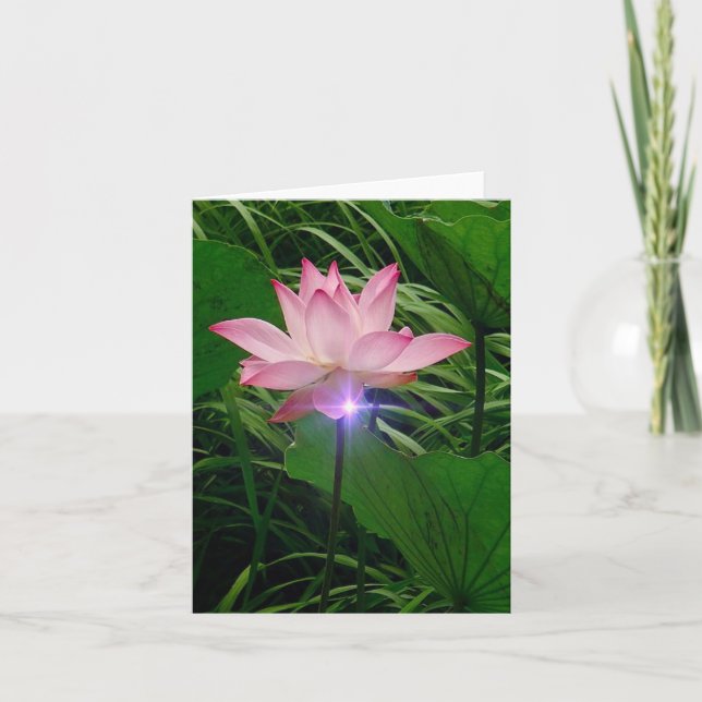 Lotus Carte pour notes (Devant)