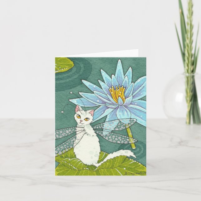 Lotus catterfly note card (Front)