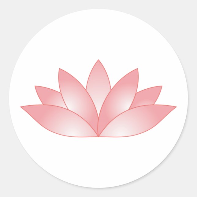 Lotus Classic Round Sticker (Front)