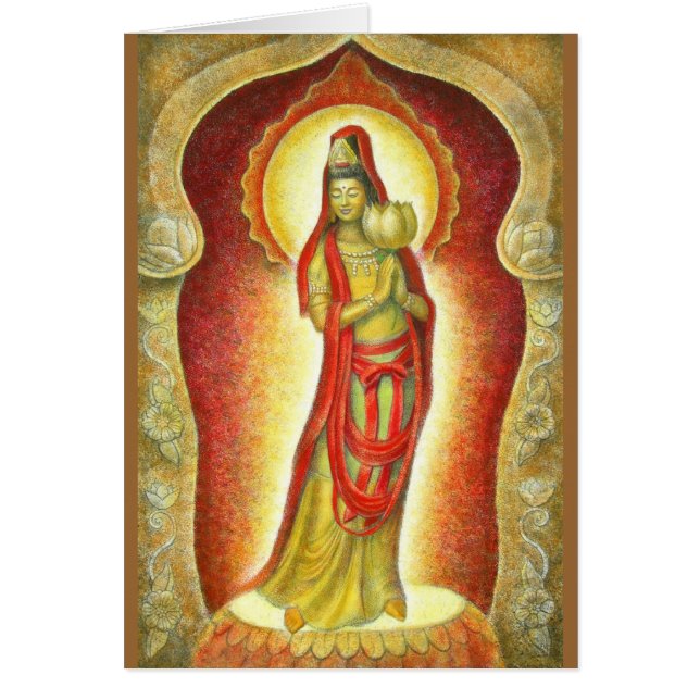 Lotus de Kuan Yin de déesse (Devant)