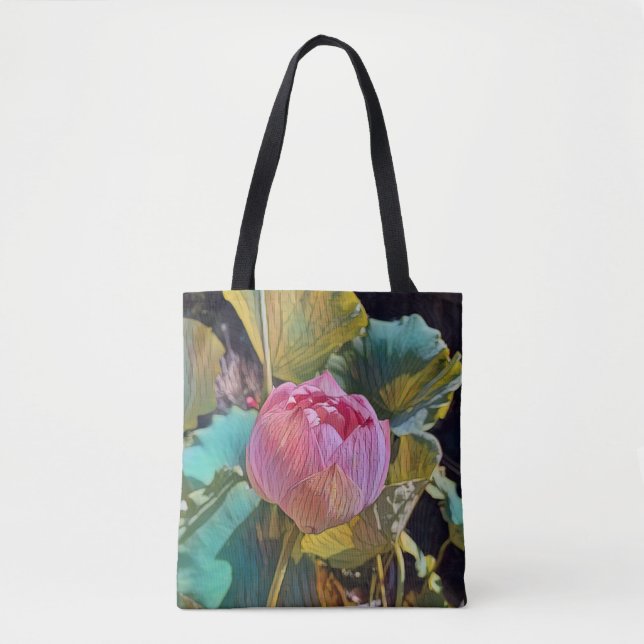 "Lotus Delight" - Sac fourre-tout (Devant)