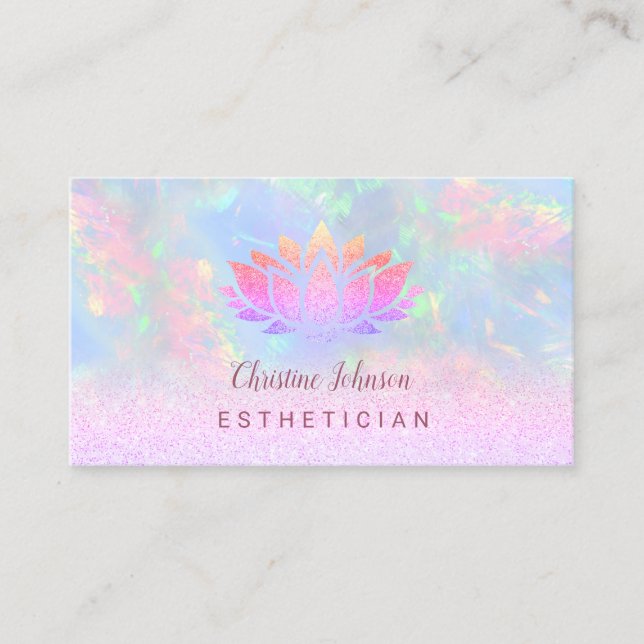 lotus design business card (Front)