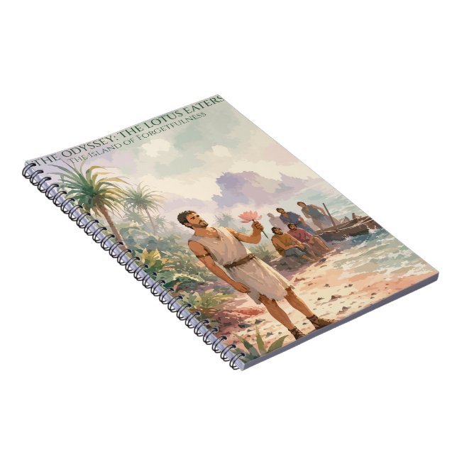 Lotus Dream Island Notebook (Right Side)