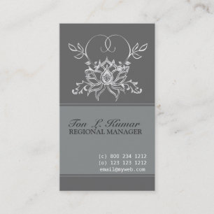 Lotus Elegant Sacred Business Card