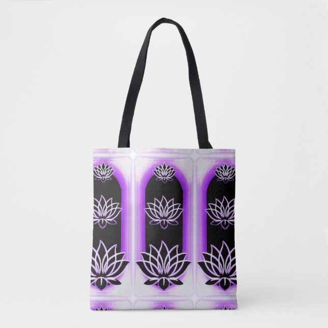 Lotus Emanation Bag White Purple (Front)