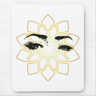 Lotus Eyes Mouse Pad