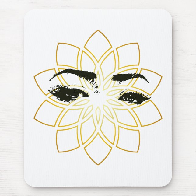 Lotus Eyes Mouse Pad (Front)