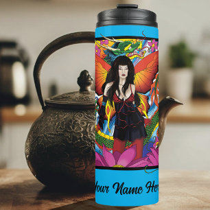 Lotus Fairy Chinese Water Dragon Thermal Tumbler