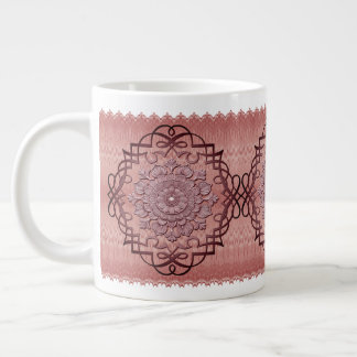 Lotus Fancy Seal Large Coffee Mug