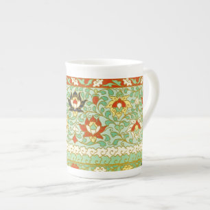 Lotus Fleur Chine Design Bone China Mug
