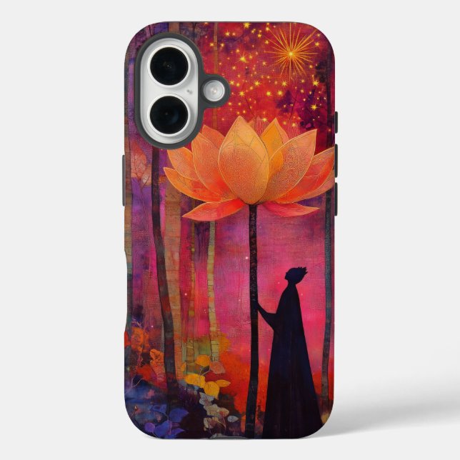 Lotus flower and angelic Case-Mate iPhone case (Back)
