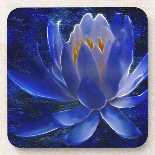 Lotus flower and its meaning coaster (Front)