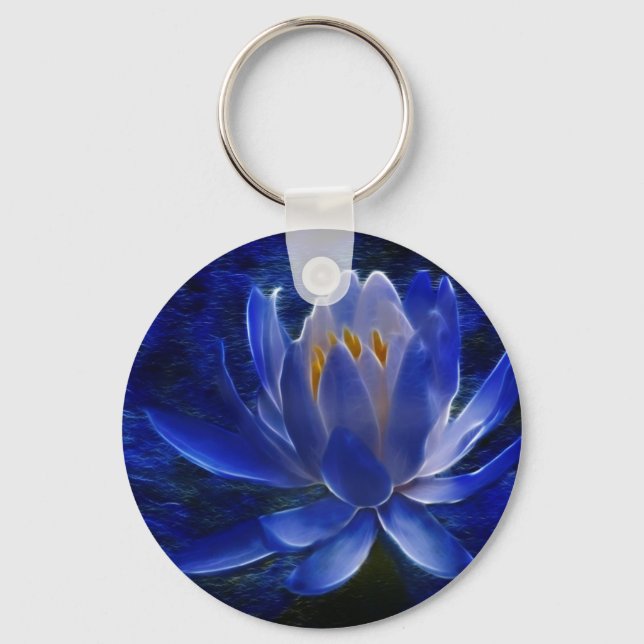 Lotus flower and its meaning keychain (Front)
