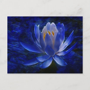 Lotus flower and its meaning postcard