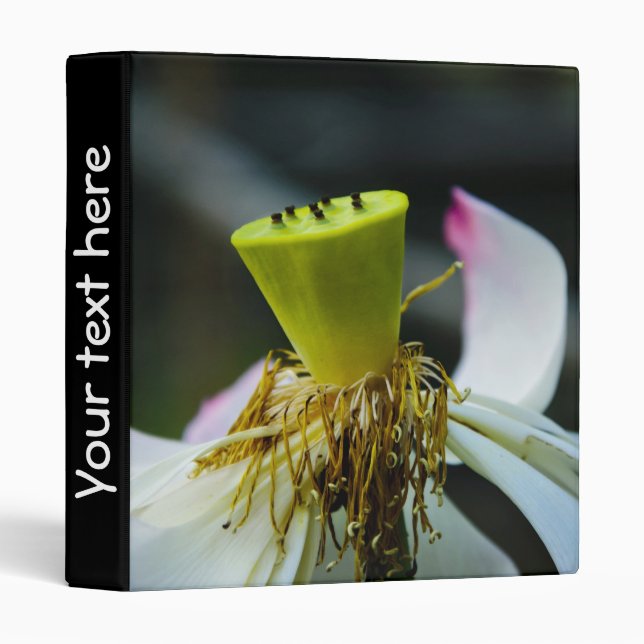 Lotus Flower Binder (Front/Spine)