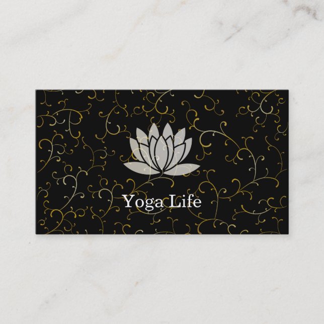 Lotus Flower Business Card (Front)