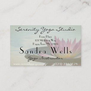 Lotus Flower Business Card