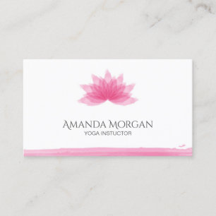 Lotus flower business card