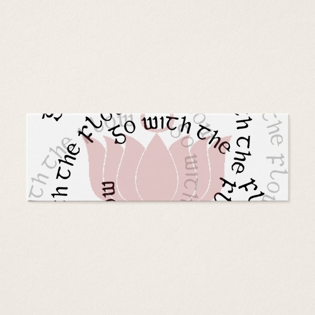 Lotus Flower go with the flow (Front)