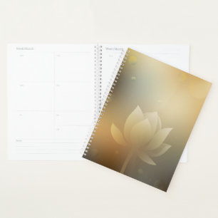 Lotus Flower Hardcover Daily Planner