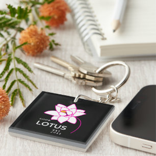 LOTUS Flower  Keychain