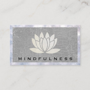 Lotus Flower Logo   Boke Business Card