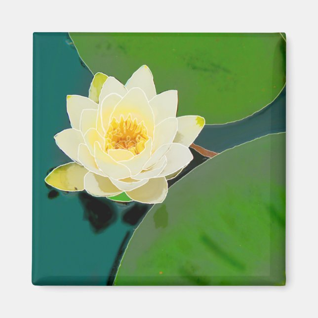 Lotus Flower Magnet (Front)